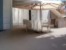 Ombrellone Quadrato 3-4 mt 3 M Metri Apribile Richiudibile Telo Chiaro Legno