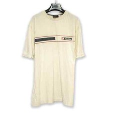 T shirt Lotto Vintage beige con stampa anni 00 - Taglia XL uomo