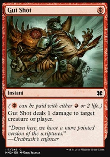 Mtg gut shot played colpo - shot,
