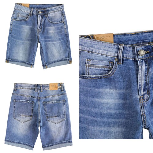Bermuda uomo jeans - , slim