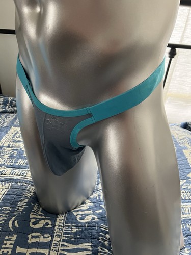 Perizoma uomo grigio azzurro - perizoma,