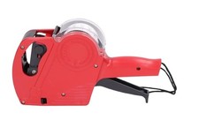Pistola Prezzatrice Manuale Rossa a 8 Cifre – Etichettatrice per Prezzi con Etic