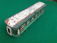 VECCHIO TRENO TRENINO VAGONE Anni '50 in ferro metallo , OLD TRAIN METAL