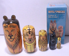 Bambole nido legno gatti