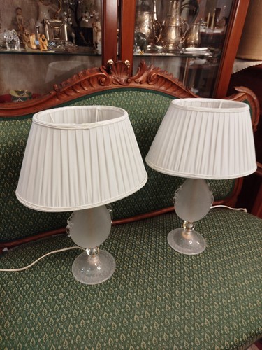 Coppia lampade vetro - , e