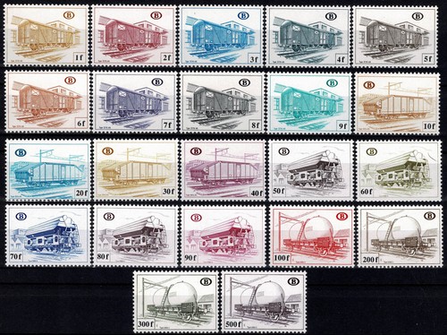 1980 belgio pacchi postali - belgio,