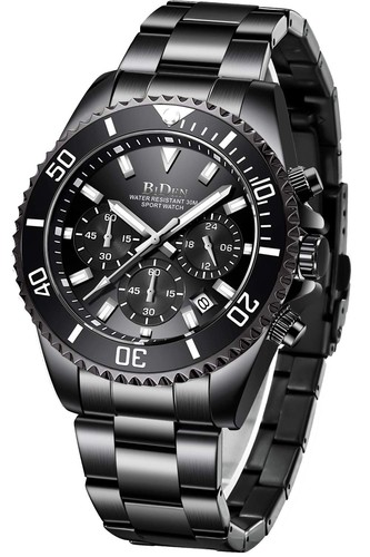 Orologi uomo cronografo - orologi, nero