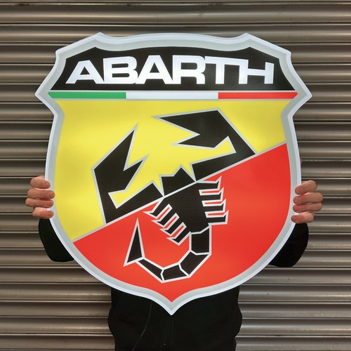 Abarth led badge illuminated - led,