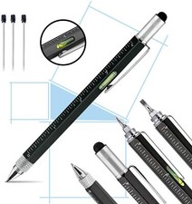 Pitagora Smart Pen,Penna a sfera multiuso multifunzione 6in1 Gadget Tecnologico