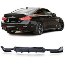 ESTRATTORE DIFFUSORE NERO LUCIDO BMW SERIE 4 F32 F33 F36 MSPORT MOTORSPORT