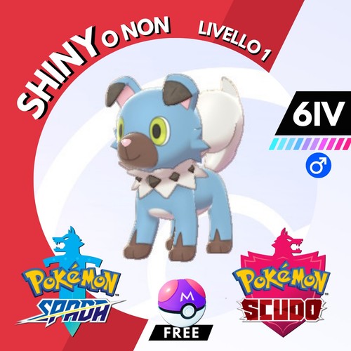 Rockruff shiny non iv e - shiny,