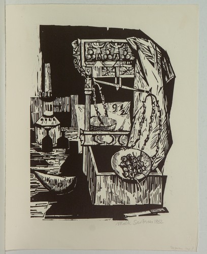 Dipinto sartorio xilografia - dipinto,