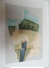 R Leo Borghi (1937) GRAFICA 52X74 T. 35/120, firma e tiratura TIMBRO A SECCO A