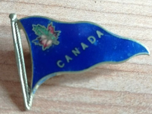 Spilla smaltata antica canada - smaltata,