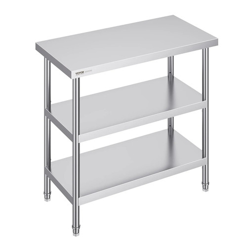 Tavolo acciaio inox 91x46 2 - inox,