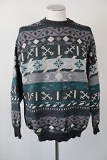 BENNET MAGLIONE LANA WOOL VINTAGE UOMO Tg. 52 MAN SWEATER CASUAL