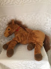 Peluche Cheval Marron 50cm
