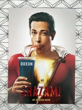 Poster Shazam ODEON A3: DC Universe DCEU film a fumetti, Zachary Levi