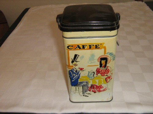 Barattolo scatola latta - latta, caffe'