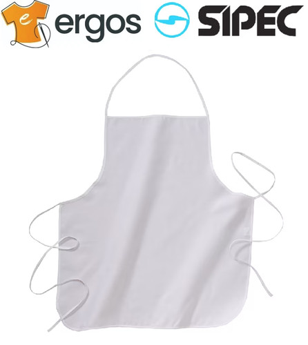 Sipec grembiule bianco - bianco, in