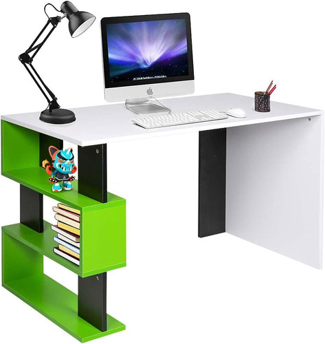 Scrivania con libreria - scrivania, 3