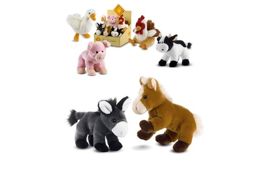 Animali fattoria peluche plush - animali,