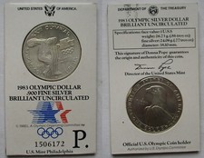 Moneta argento 1 dollaro USA