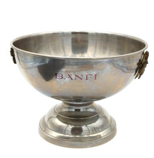 BANFI , BULL PORTA BOTTIGLIE  PUBBLICITARIA - ACCIAIO