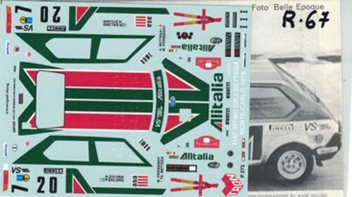 Decal fiat ritmo 2 - ritmo, gr.2