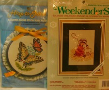 Kit Punto Croce Farfalla Piccolo Pastore Natale Opaca da Parete