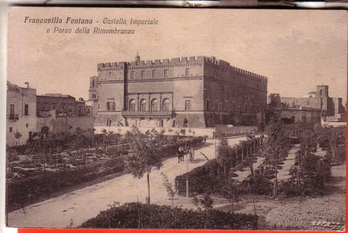 Cartolina francavilla fontana - francavilla,
