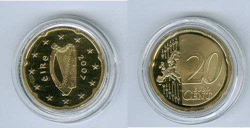 Irlanda cent proof - irlanda, /