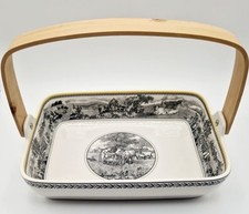 Villeroy & Boch Audun Ferme Charm cestino per pane ciotola per brunch ciotola per servire manico in legno