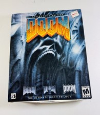 DOOM Collector's Edition 2001 PC Raro BIG BOX Versione CD-ROM Un Proprietario