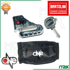 MINI BLOCCA DISCO ANTI FURTO SCASSO TAGLIO PERNO 10MM CROMATO MOTO SCOOTER PER