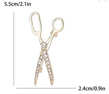 Spilla spilla forbici