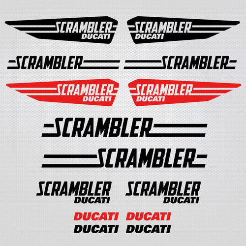 Adesivo ducati scrambler - adesivo,