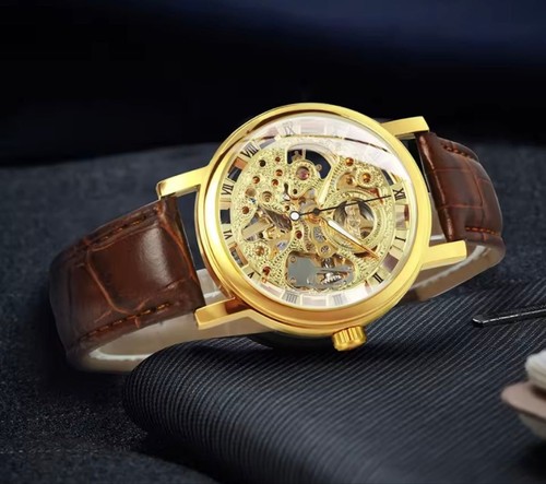 Orologio uomo scheletro carica