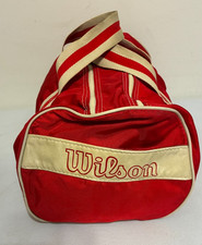 Borsone vintage Wilson rosso e