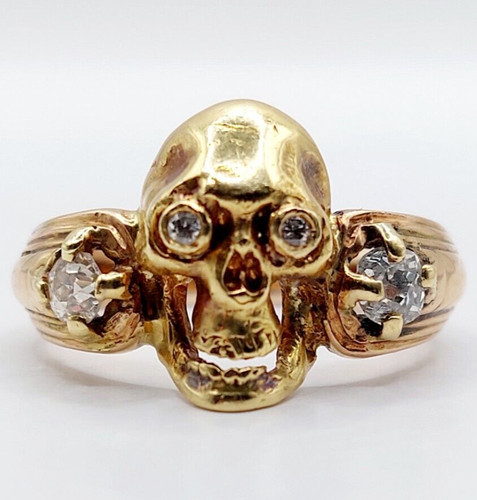 Anello momento mori antico oro