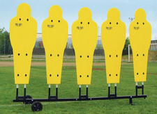 Carrello barriera verniciato