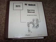 Bobcat Ingersoll Rand 323 Excavator 562411001-  Shop Service Repair Manual
