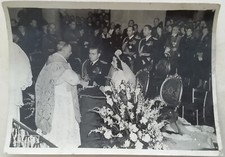 FOTOGRAFIA BRUNO MUSSOLINI AVIATORE AERONAUTICA MATRIMONIO MILITARE REGNO AEREO