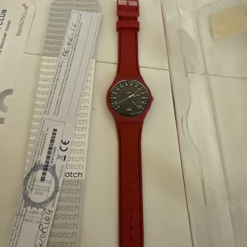 Swatch rouge orologio polso - da,
