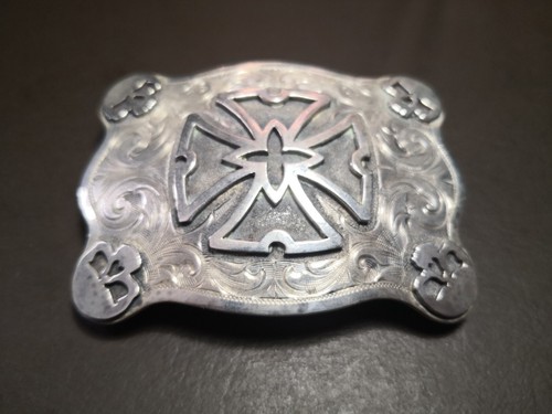 Fibbia per cintura argento - fibbia, in