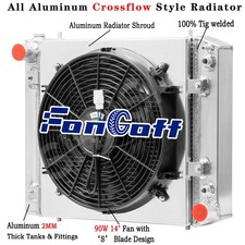 3 Row Radiator+Shroud+Fan for