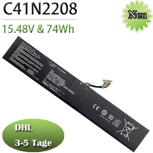 Batteria c41n2208 per asus - c41n2208,