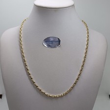COLLANA UNISEX A MAGLIA MARINA