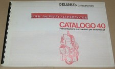 DELLORTO CATALOGO 40  PRESENTAZIONE CARBURATORI PER MOTOVEICOLI ORIGINALE