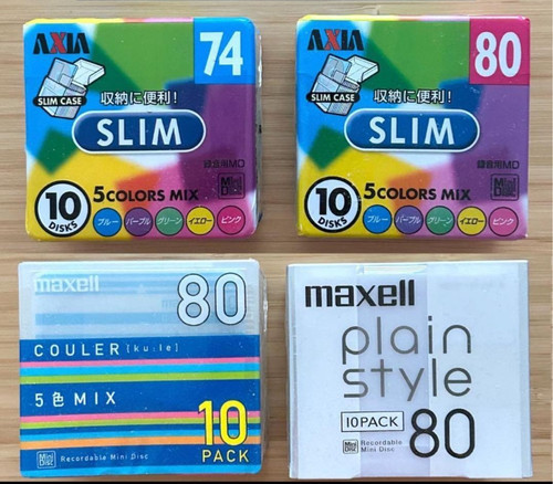 Nuovo minidisc axia 74 - md, 80